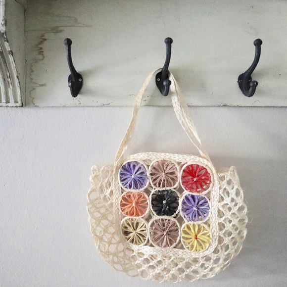 Vintage Handbags - Summer basket bag